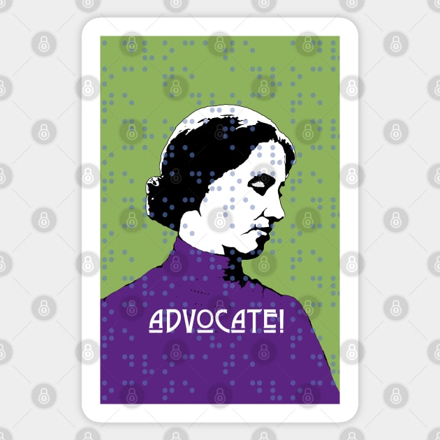 Helen Keller Sticker by candhdesigns